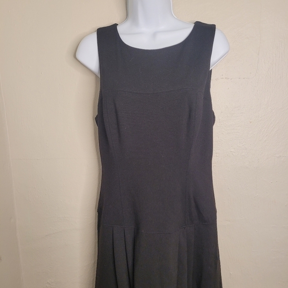 White House Black Market Mini Dress Black Fit & Flare Women's 8 - Picture 4 of 11
